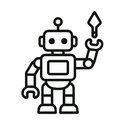 icon_construction_robot_minimal_outline icon preview