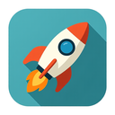 icon_construction_rocket_flat_design icon preview