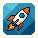 icon_construction_rocket_geometric icon preview