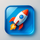 icon_construction_rocket_glassy icon preview