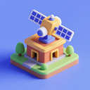 icon_construction_satellite_3d_isometric icon preview