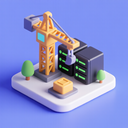 icon_construction_server_3d_isometric icon preview