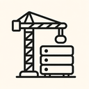 icon_construction_server_line_art icon preview