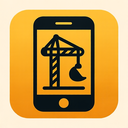 icon_construction_smartphone_bold icon preview