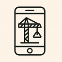 icon_construction_smartphone_minimalist icon preview