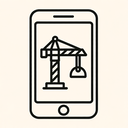 icon_construction_smartphone_outline icon preview