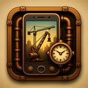icon_construction_smartphone_steampunk icon preview