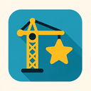 icon_construction_star_flat_design icon preview
