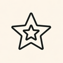 icon_construction_star_minimal_outline icon preview