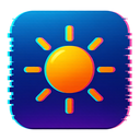 icon_construction_sun_digital_glitch icon preview