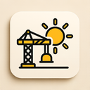 icon_construction_sun_elegant icon preview