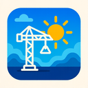 icon_construction_sun_futuristic icon preview