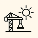 icon_construction_sun_line_art icon preview