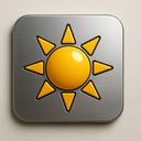 icon_construction_sun_metallic icon preview