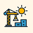 icon_construction_sun_modern icon preview