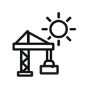 icon_construction_sun_monochrome icon preview