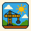 icon_construction_sun_pixel_art icon preview