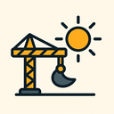 icon_construction_sun_vector icon preview