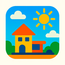 icon_construction_sun_vibrant_colors icon preview