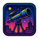 icon_construction_telescope_cyberpunk icon preview