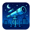 icon_construction_telescope_futuristic icon preview