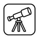 icon_construction_telescope_line_art icon preview