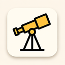 icon_construction_telescope_minimalist icon preview