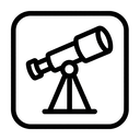 icon_construction_telescope_monochrome icon preview