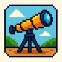 icon_construction_telescope_pixel_art icon preview
