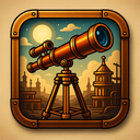 icon_construction_telescope_steampunk icon preview
