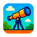icon_construction_telescope_vibrant_colors icon preview