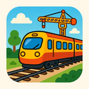 icon_construction_train_cartoon icon preview