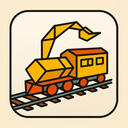 icon_construction_train_origami icon preview