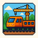 icon_construction_train_pixel_art icon preview