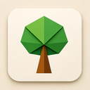 icon_construction_tree_origami icon preview