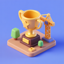 icon_construction_trophy_3d_isometric icon preview