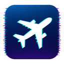 icon_culture_airplane_digital_glitch icon preview
