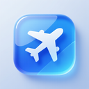 icon_culture_airplane_glassy icon preview