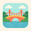 icon_culture_bridge_flat_pastel icon preview