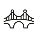 icon_culture_bridge_minimal_outline icon preview