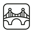 icon_culture_bridge_outline icon preview