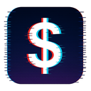 icon_culture_dollar_sign_digital_glitch icon preview