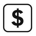 icon_culture_dollar_sign_monochrome icon preview