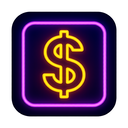 icon_culture_dollar_sign_neon icon preview