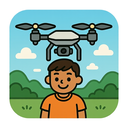 icon_culture_drone_cartoon icon preview