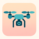 icon_culture_drone_flat_pastel icon preview