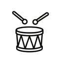 icon_culture_drum_line_art icon preview