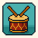 icon_culture_drum_pixel_art icon preview