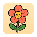 icon_culture_flower_cartoon icon preview