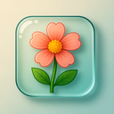 icon_culture_flower_glassy icon preview